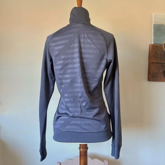 Nike Jacket Livestrong Gray Running Jacket with Yellow Accents Sz S - Picture 3 of 9